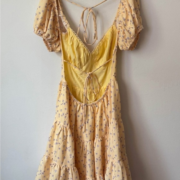 Princess Polly Dani Yellow Floral Dress - Picture 2 of 4